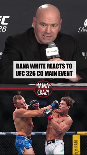 Dana White's Reaction to UFC 326 Co-Main Event