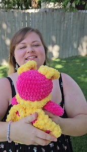 Crochet Rosy Maple Mothman Plushie (pink and Yellow) - Etsy