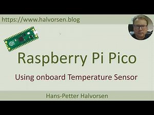 Raspberry Pi Pico onboard Temperature Sensor