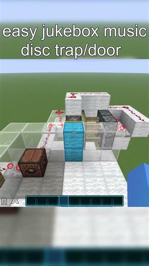 easy minecraft jukebox trap or door