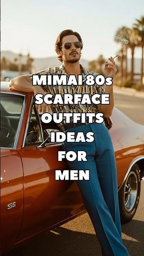 5 Miami 80s Summer Outfits for Men 2026 🌴🔥