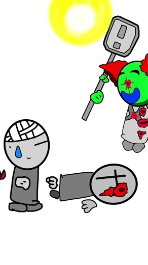 tricky is on zombies fight a hank #madnesscombat #hank #tricky #jebus