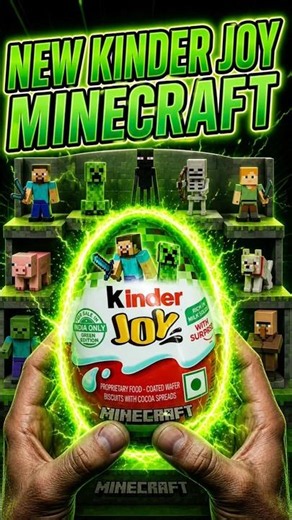 Kinder Joy Minecraft Code & Weight Ocelot VS 21S2 ASMR Unboxing!