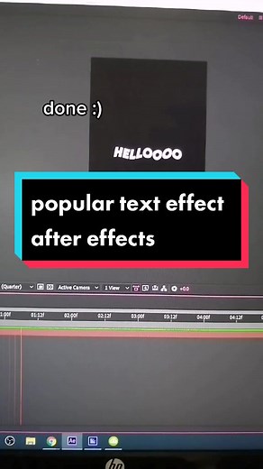 Popular Text Effect After Effects Tutorial