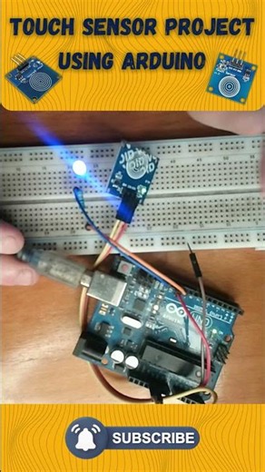 Arduino Touch Sensor Project in Action! #arduino #arduinotutorial #arduinoproject