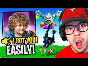 The FUNNIEST KID trolled me in Fortnite (Random Duos)