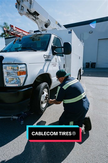 Two New Tires Installed on a CableCom unit- keeping it road ready 🛞🔧👀