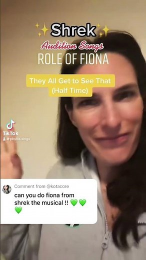 Shrek the musical audition songs (role of Fiona) #musicaltheatre #shrek #auditions