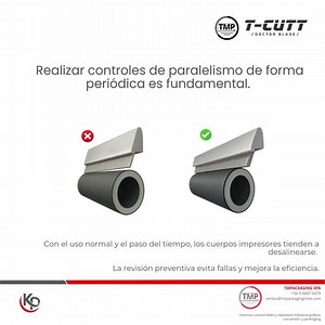 Montaje correcto de raclas en flexografía | Buenas prácticas con raclas T-CUTT #TCUTT #Flexografia