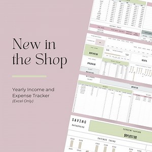 Income and Expense Tracker - Etsy