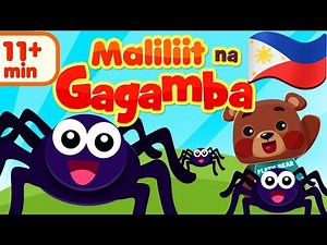Itsy Bitsy Spider / Incy Wincy Spider in Filipino | Awiting Pambata Compilation