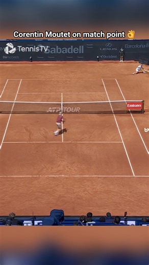 Genius. Corentin Moutet on match point vs Buse | Barcelona Open 🎥 @tennistv @ATPTour #tennis