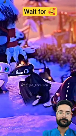 Toothless and lightFury 🥺 #httyd #toothless #lightfury #httydedit #shorts