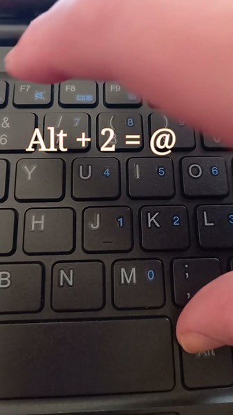 comment taper arobase @ sur clavier #clavier #windows #microsoft_word