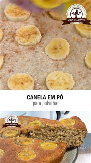 Bolo de Banana e Aveia Zero Açúcar