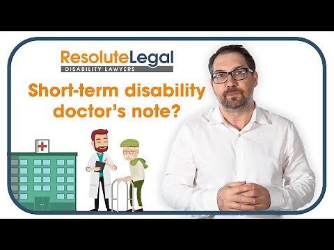 Is there such a thing as a short-term disability doctor's note?