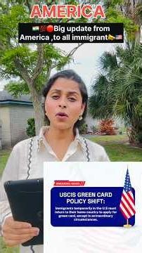 America Greencard new rules