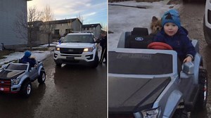 What's the Hurry, Young Man? Cop Pulls Over Toddler in Toy Car for Going 'Too Fast'