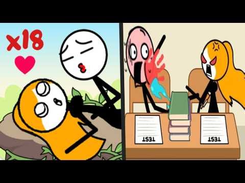 TAP FIGHTER vs ALCHEMY PUZZLE - Satisfying STICKMAN Double Gameplay ASMR (android/ios)