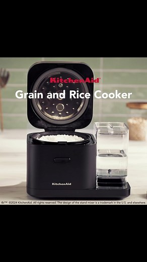 KitchenAid on Instagram: "The new KitchenAid® Grain and Rice Cooker gives you the perfect water-to-grain ratio every time, so you can ditch the measuring cups and focus on the fun part. Learn more at the link in bio. #KitchenAid #KitchenEssentials #RiceCooker"