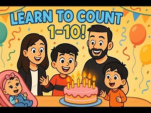 Learn to Count 1 to 10 with Papa Daddy | Fun Number Song for Kids