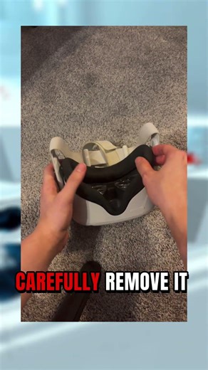 How to clean your VR headset! #vr #viral #clean
