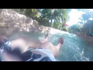 Relaxing Adventure: Tubing Down the Lazy River at Atlantis Resort, Bahamas!