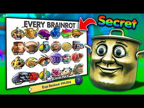 Unlocking EVERY SECRET BRAINROT in Brainrot Evolution RECORD Speedrun!