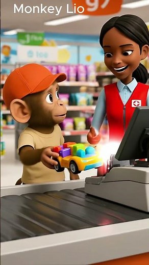 Funny Monkey Shopping for Toys – Viral Short
