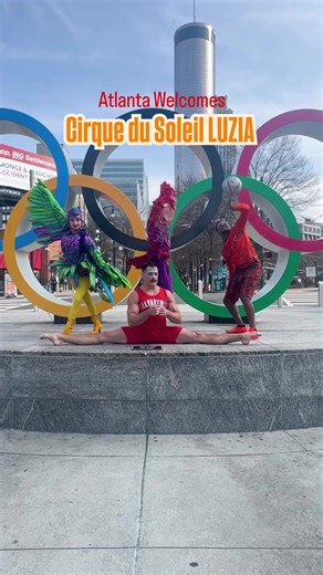 LUZIA by Cirque du Soleil is showing off their moves all around Atlanta. 🎪 Catch the show at Atlantic Station through Jan. 25. @cirquedusoleil @Atlantic Station #cirquedusoleil #LUZIA #atlanta