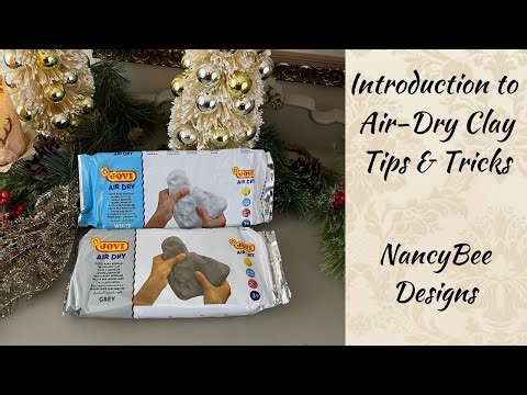 Air-Dry Clay Demo Tips and Tricks for Moulds and Perfect Embellishments Mouldings