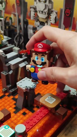 LEGO Mario Classic SPEEDRUN | HOW to save Peach from Bowser #shorts
