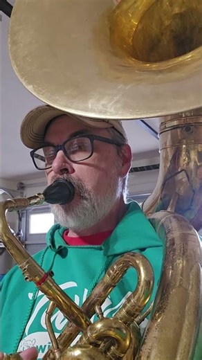 First Official Notes in 56 Years! #tuba #sousaphone #music #band