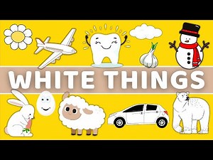 Learn White things🐰| Color Learning for Toddlers