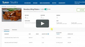 Sysco  Studio  Video Library - Sysco | Studio Batch Recipes