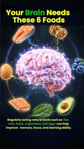 6 Foods That Boost Brain Power (Memory, Focus & Learning)