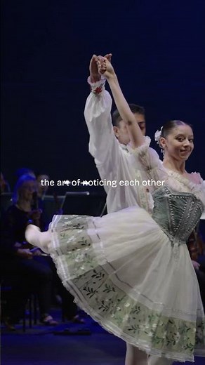 It's the little moments in the pas de deux that are extra special. ❤️