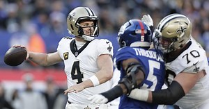 Mickey Loomis said Derek Carr will start if healthy after Saints draft Tyler Shough