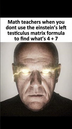 Math teachers be like: #school #student