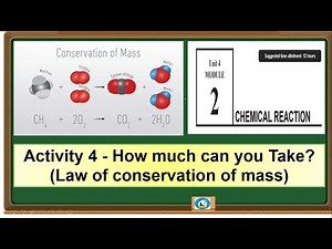 Science 10 Quarter 4 module 2 Activity 4- How much can you take (Law of conservation of Mass)