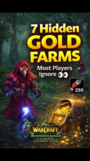 Secret Gold Farm in Terokkar Forest PRINTS GOLD 💰