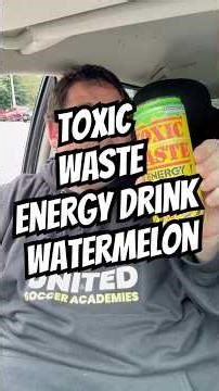 Toxic Waste Watermelon Energy Drink Review 🍉⚡️ | Unique Foods Canada #review