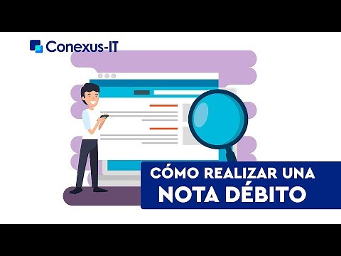 Cómo realizar una nota débito en tu factura electrónica