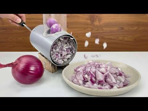 An invention worthy of a Nobel Prize! How to make an onion slicer from a tin can | Onion slicer
