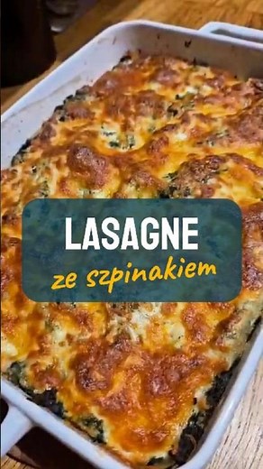 Lasagne ze szpinakiem – lekka, prosta i szybka - Kosą po patelni