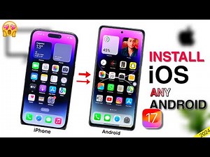 Install iOS 17 on any Android Device | Convert Your Phone to iOS | iOS Setup In 2024