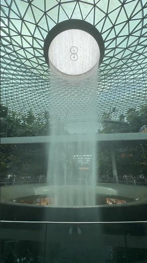 Singapore Built An Entire Mall Inside The Airport #travel #architecture