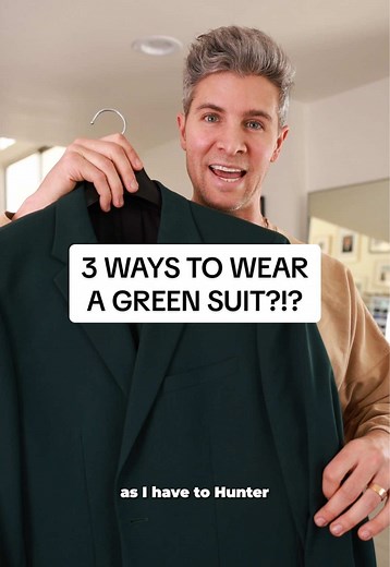 3 Stylish Ways to Wear a Green Suit
