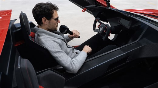The luxurious and elegant interior of the VW GTI roadster