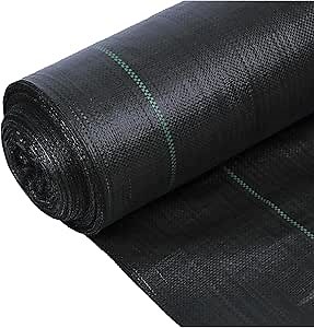 OldMacDonald - Premium Landscape Fabric - Heavy Duty 12ft x 300ft (3.66m x 91.44m) - Commercial Grade, Woven Landscaping Ground Cover for Gardening, Farming, Agriculture Folded